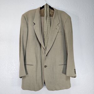 Vintage Giorgio Armani Le Collezioni Suit 42L Made in Italy Wool Rayon